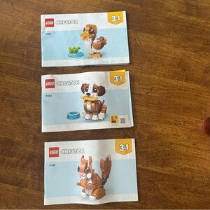 Lego Creator # 31382 Instruction Manuals Booklets ONLY